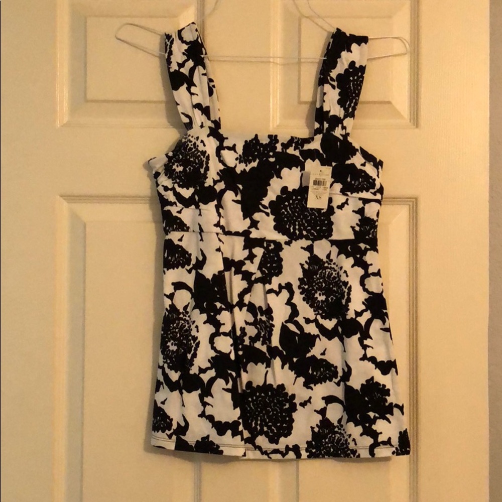 Ann Taylor Black & White Blouse